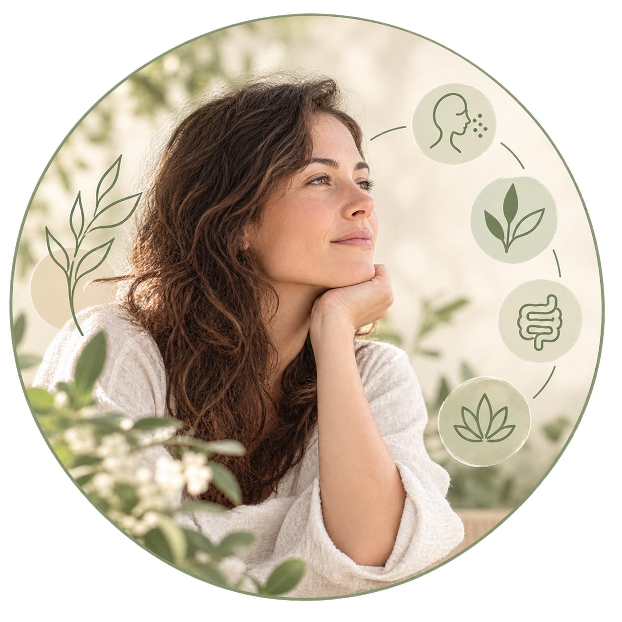 images d'huile essentielle et de fleurs pour annoncer un r&eacute;sum&eacute; de la naturopathie en quelques mots